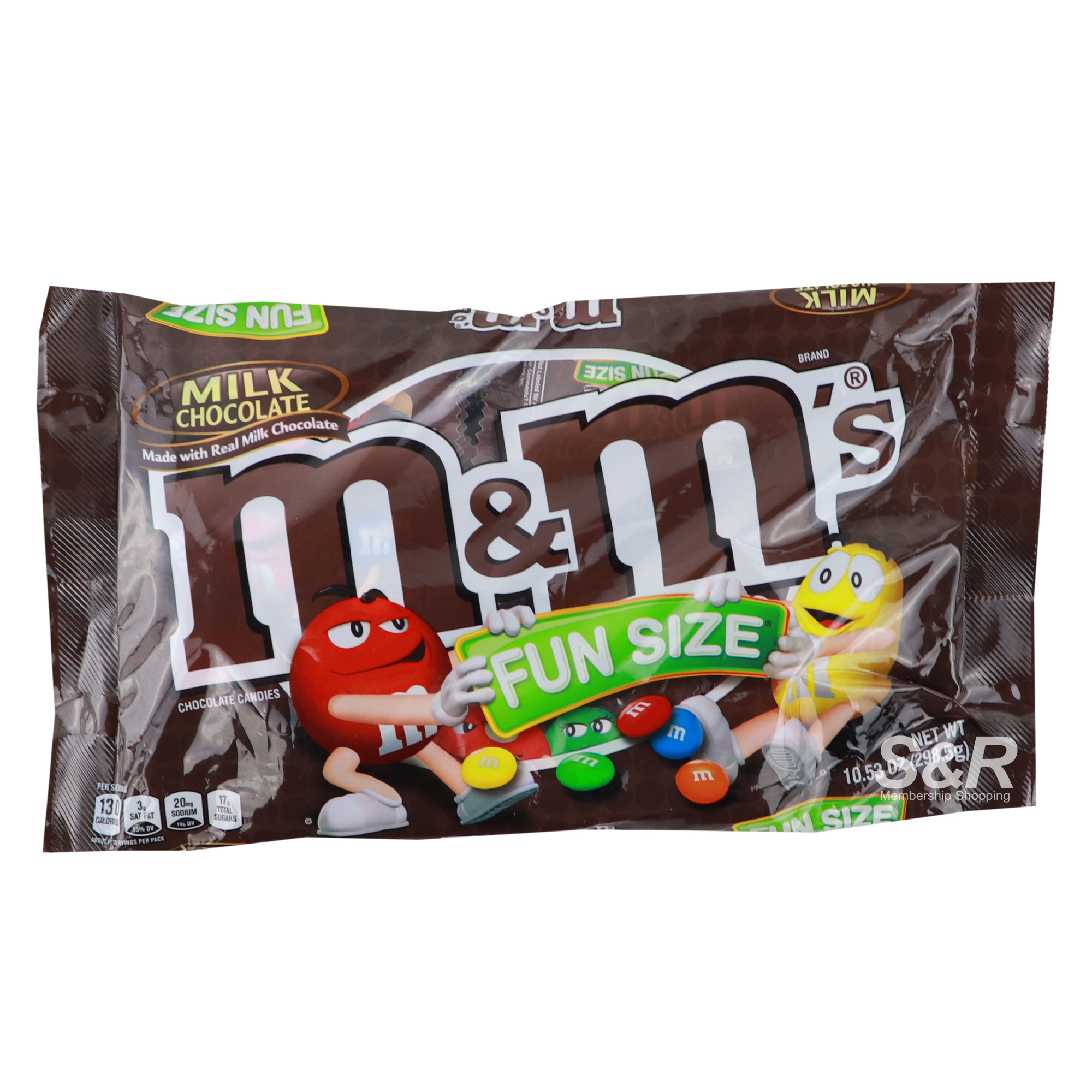 M&M's Fun Size Milk Chocolate Snacks 298.5g